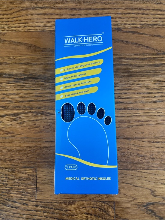 Walk Hero Shoes - WALK-HERO Orthotic Insoles Blue Women’s 9-9.5, Men’s 7-7.5